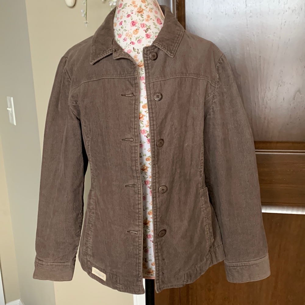 Womens Corduroy Jacket Size M Cozy Inside